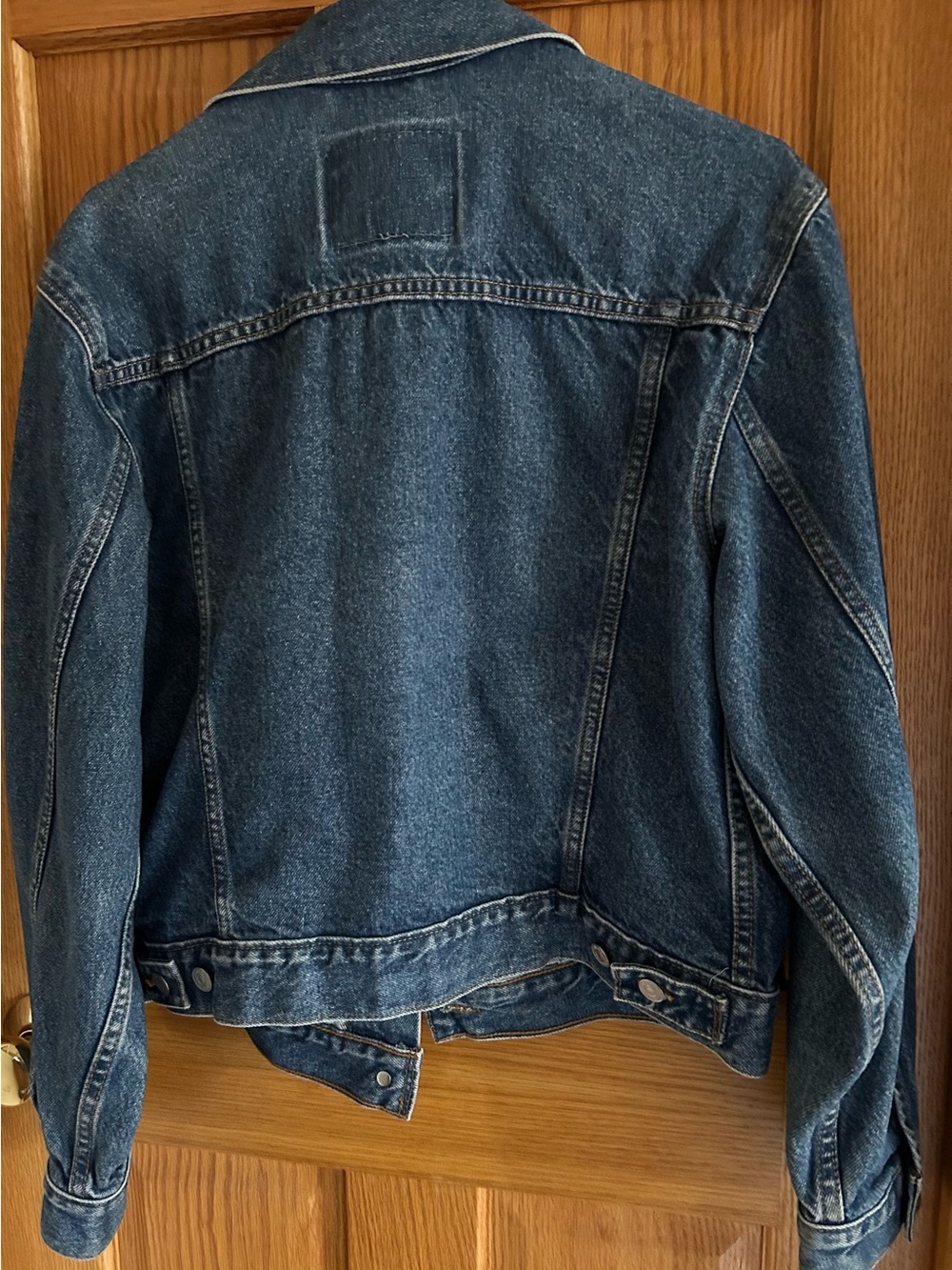 Levi's Denim Jean Jacket Excellent Vintage Condition Unisex Sz L - Picture 4 of 4
